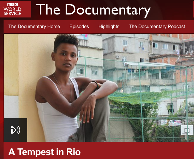 A Tempest In Rio – BBC radio documentary on Shakespeare Forum is now live!