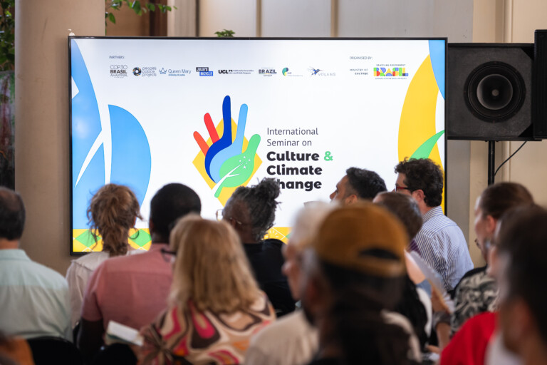 Evento Internacional do Ministério da Cultura em Londres aponta caminhos para cultura ser implementada como parte fundamental da solução para a crise climática